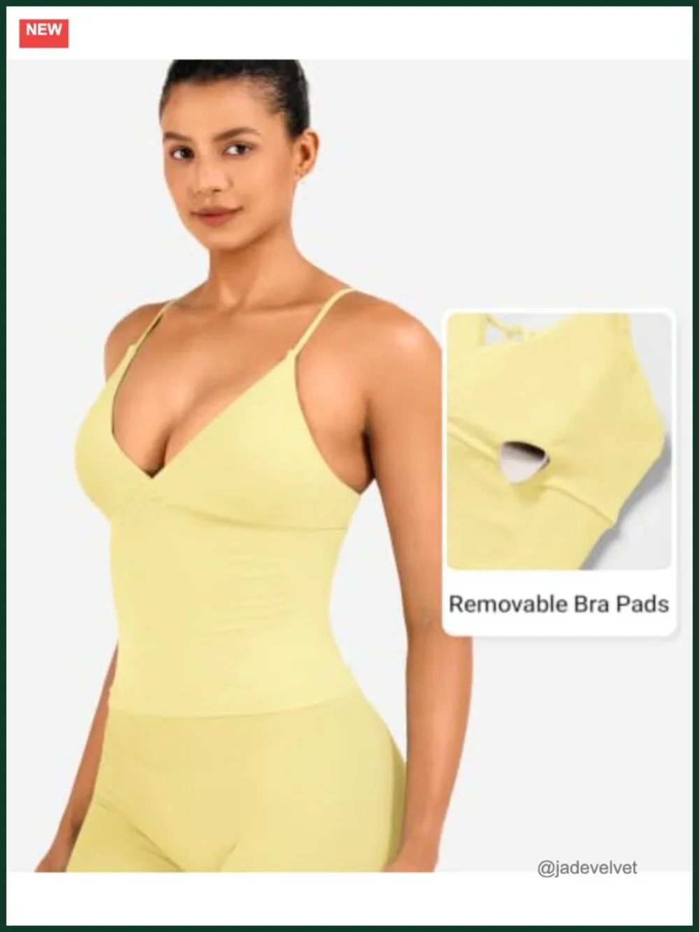 Seamless Twist Front Backless Longline Tank Top Built-in Bra Padded
